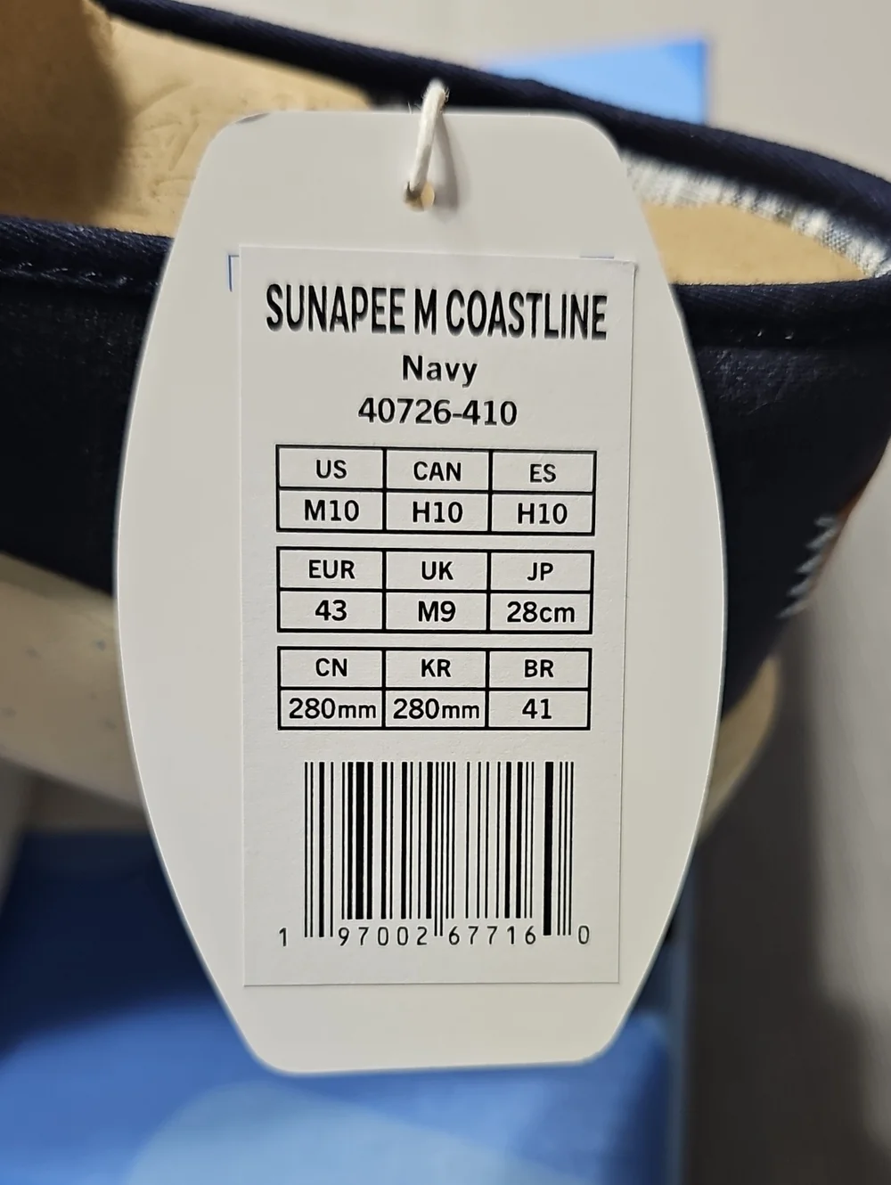 HEYDUDE Men's Sunapee Coastline Shoes. New In Box. Never Worn.